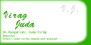 virag juda business card